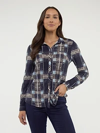 Blouse à manches longues avec boutons