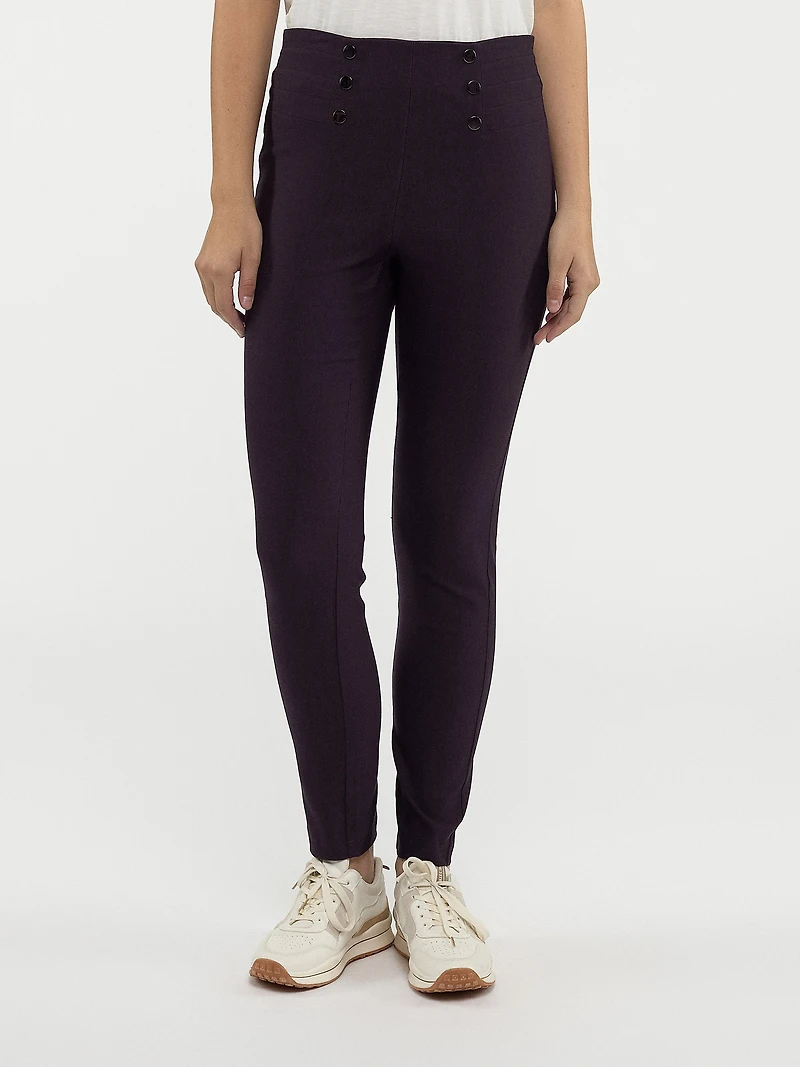 Pantalon skinny ajusté à enfiler