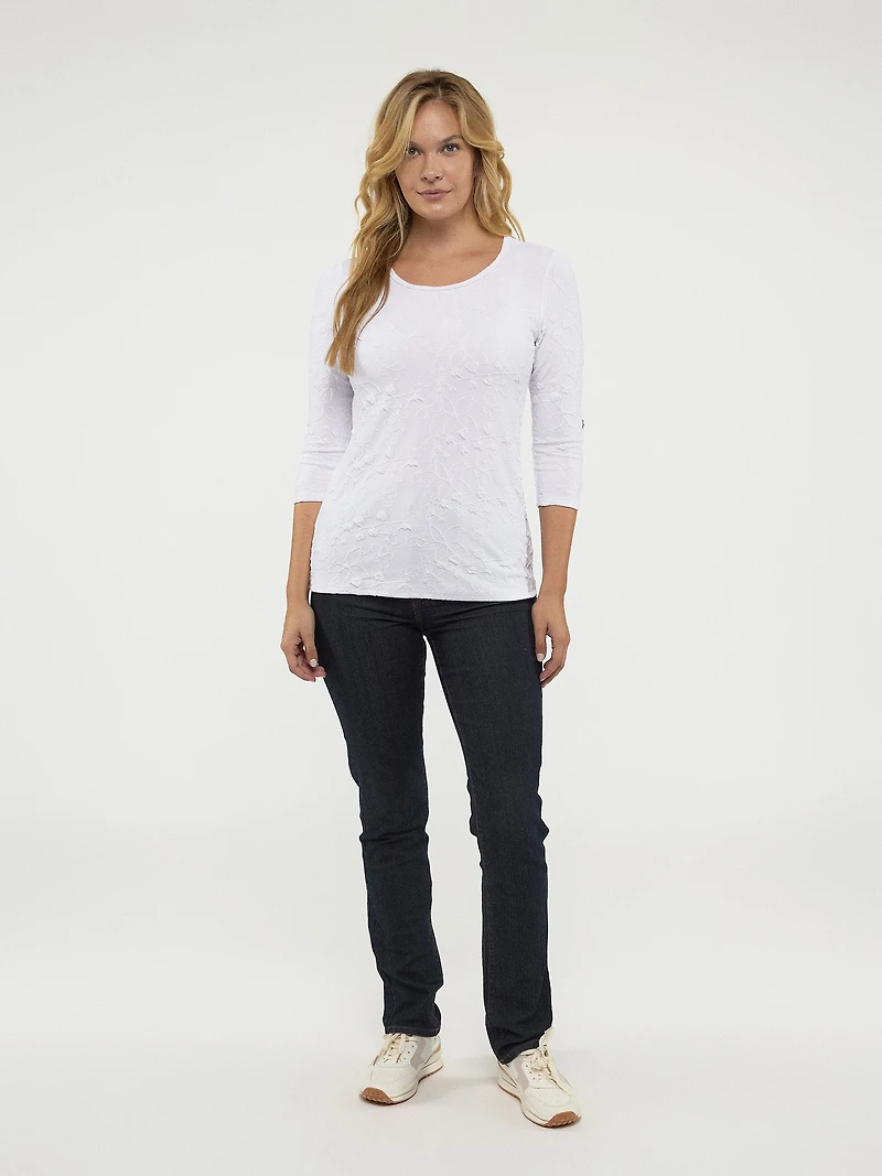 T-shirt à manches 3/4