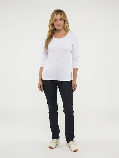 T-shirt à manches 3/4