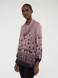 Tunique en tricot à manches longues