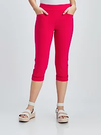 Capri skinny ajusté à enfiler