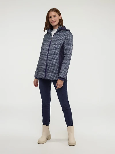 Manteau coquille mi-cuisse