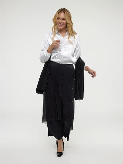 Blouse à manches longues avec boutons