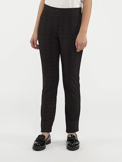 Pantalon droit à enfiler