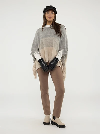 Poncho en tricot