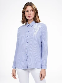 Blouse à manches longues avec boutons