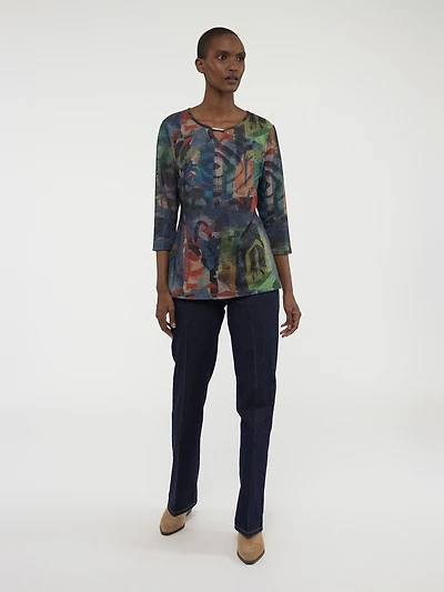 T-shirt à manches 3/4