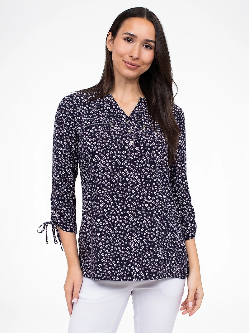 Blouse à manches 3/4