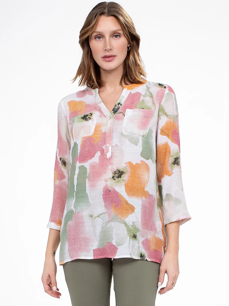 Tunique à manches 3/4