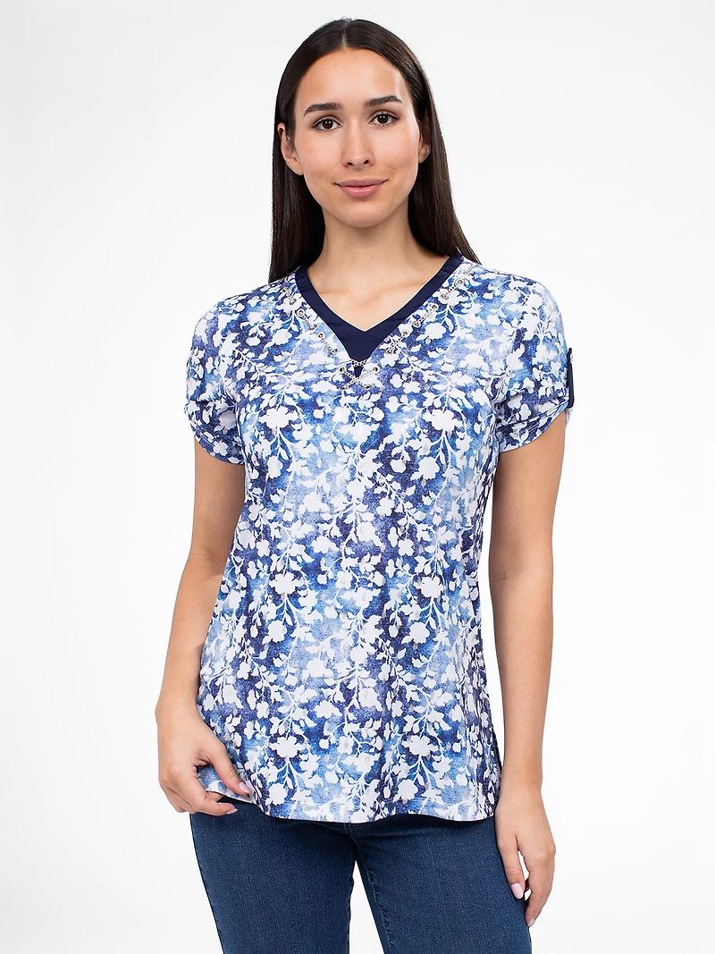 Tunique à manches courtes