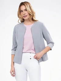 Veston semi-ajusté à manches 3/4