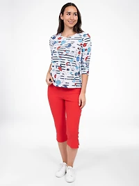 T-shirt à manches 3/4