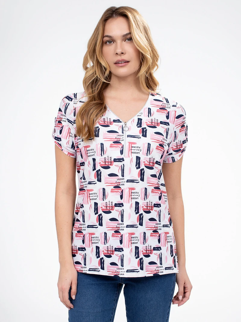 Tunique à manches courtes