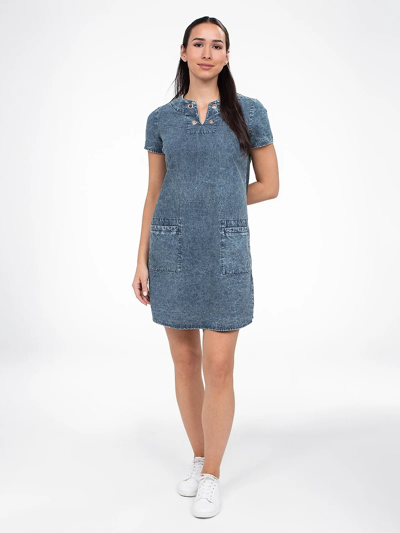Straight midi dress