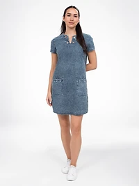 Straight midi dress