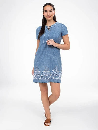 Straight midi dress