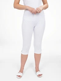 Capri étroit ajusté en tricot à enfiler