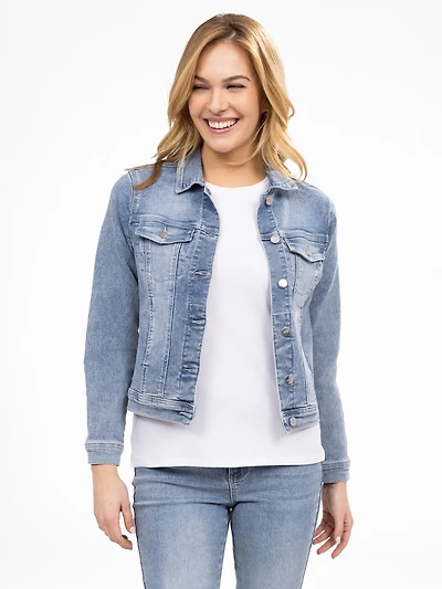Long-sleeve denim jacket