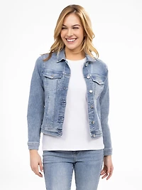 Veste en denim à manches longues