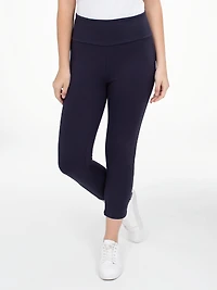 Straight casual pull-on capri