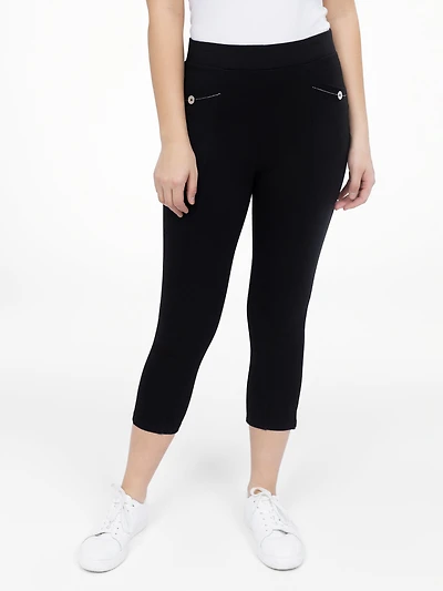Straight pull-on capri