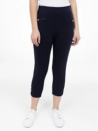 Straight pull-on capri