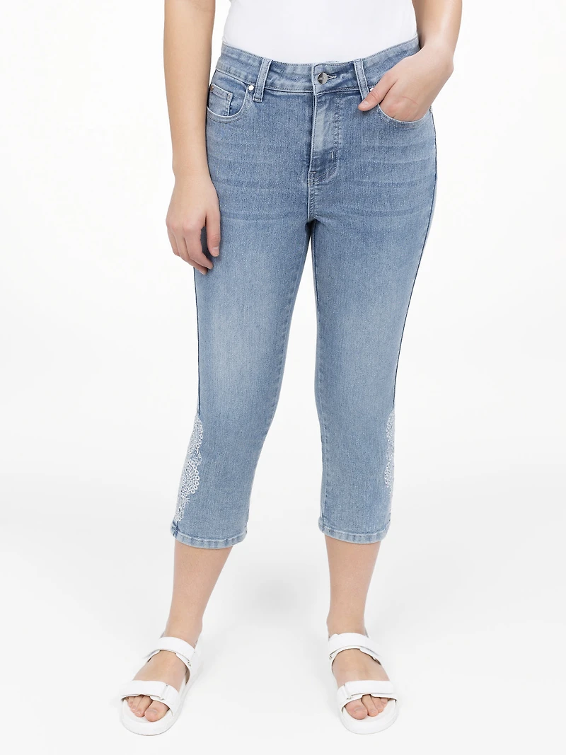 Capri skinny en denim