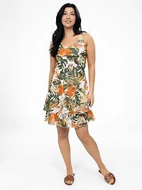Robe midi évasée
