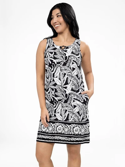 Straight midi dress