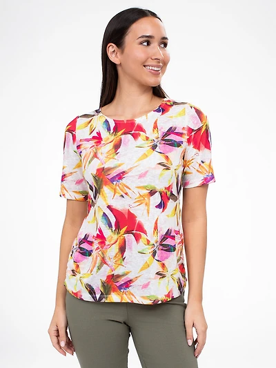 T-shirt à manches 3/4