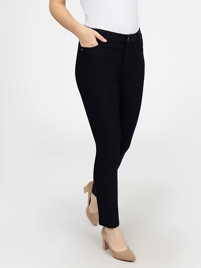 Straight semi-fitted pant - Petite