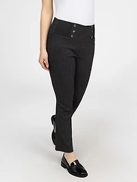 Straight semi-fitted pull-on pant - Petite