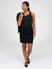 Short A line skirt