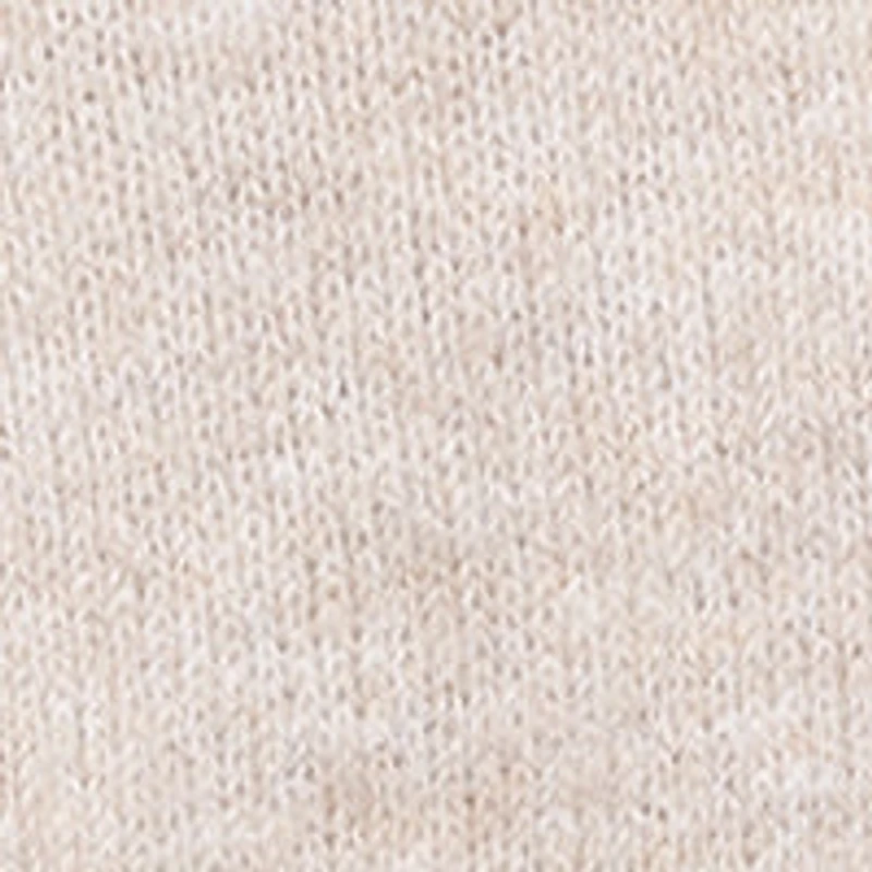 Long-sleeve semi-fitted pullover sweater