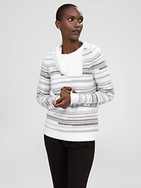 Long-sleeve pullover sweater