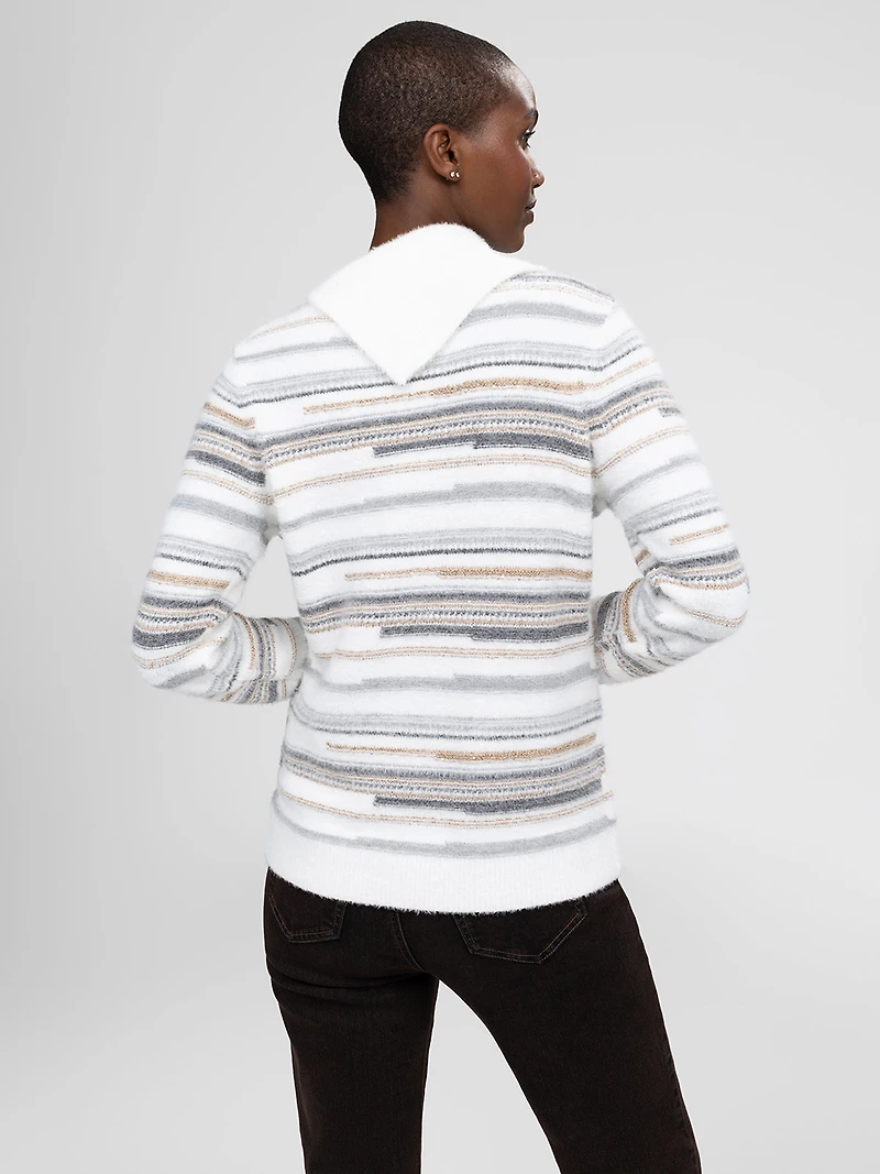 Long-sleeve pullover sweater