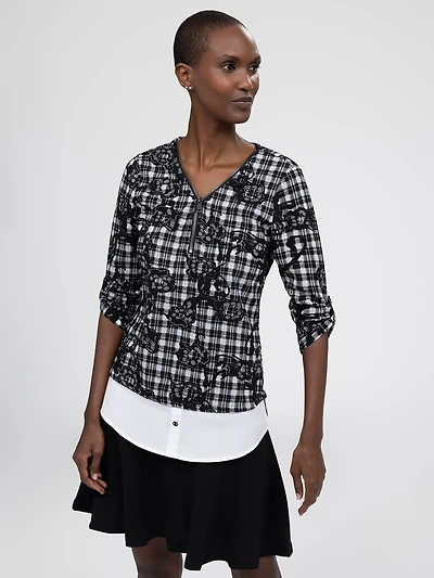 3/4 sleeve t-shirt