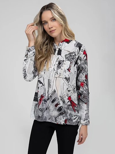 Blouse à manches longues