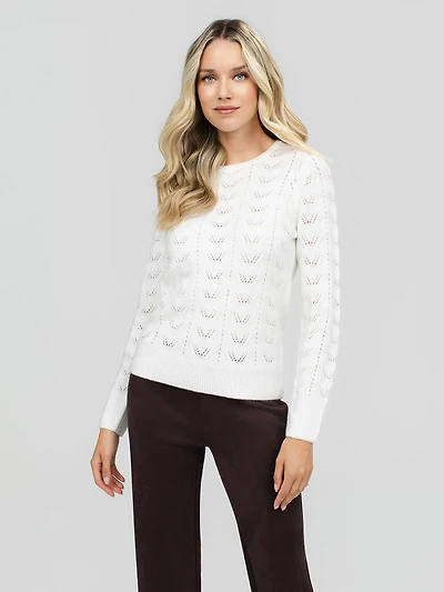 Long-sleeve pullover sweater