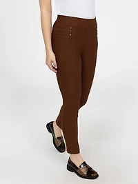 Skinny fitted pull-on pant