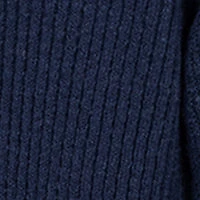 Long-sleeve semi-fitted open knit cardigan