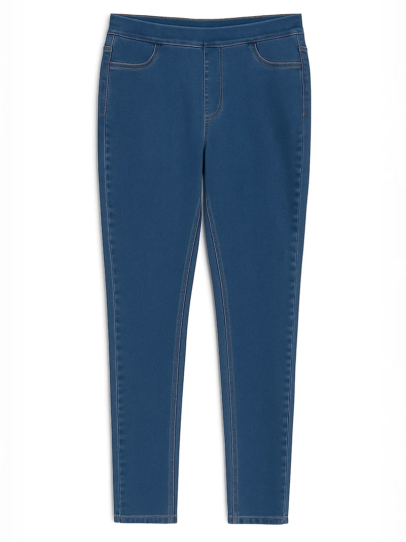 Jean skinny semi-ajusté à enfiler