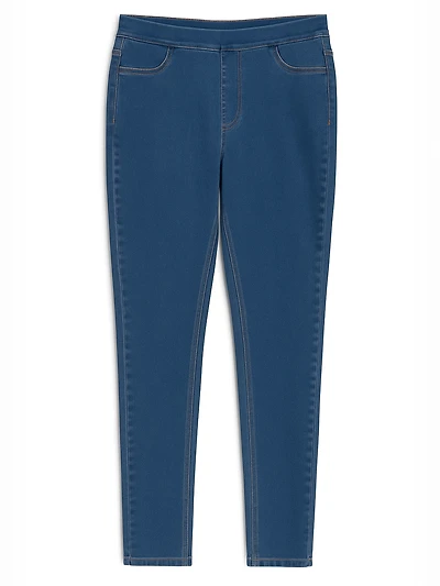 Jean skinny semi-ajusté à enfiler