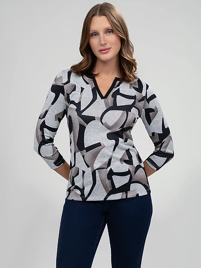 T-shirt à manches 3/4