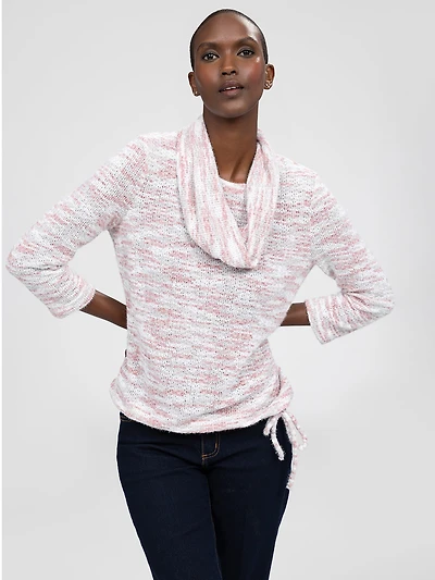 3/4-sleeve semi-fitted tunic