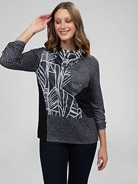 Tunique en tricot à manches longues