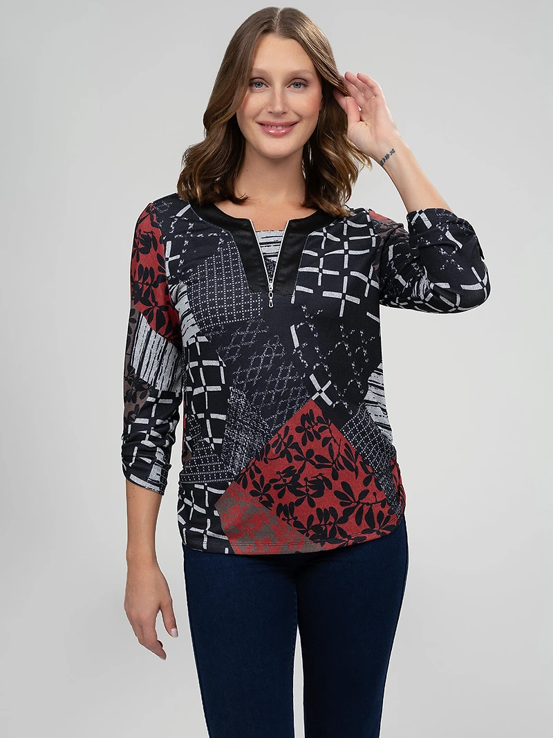 Tunique à manches 3/4