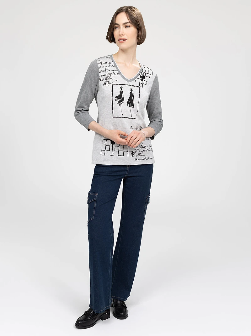 Chandail à manches 3/4