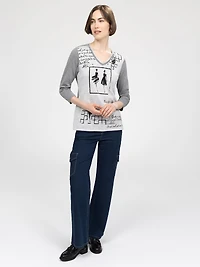 Chandail à manches 3/4